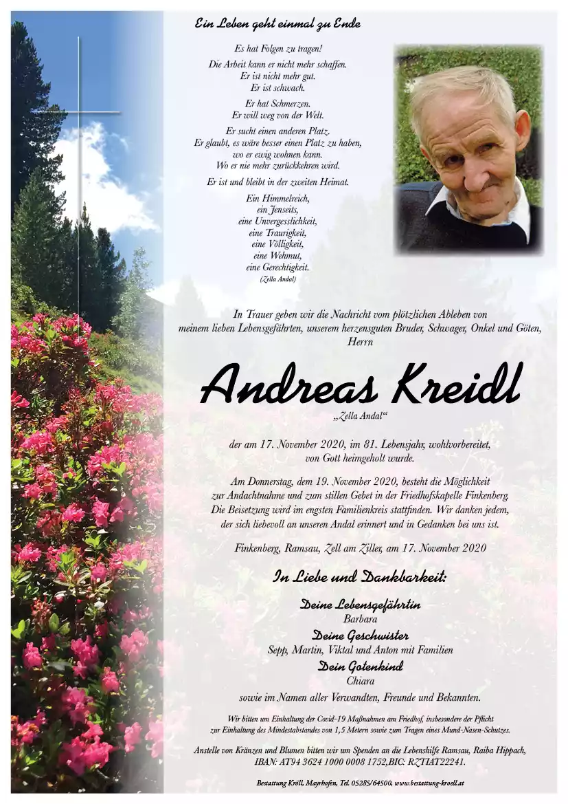 Parte von Andreas Kreidl